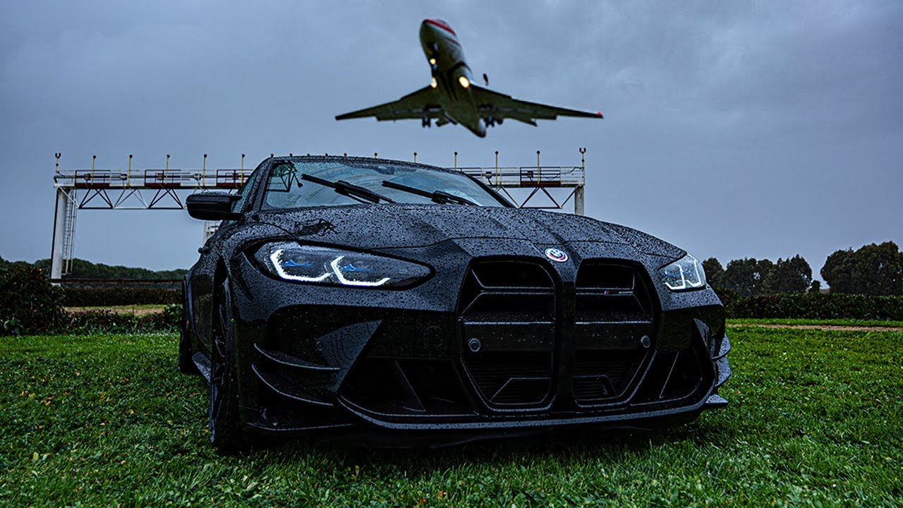 BMW M3 G80 Competition 700hp ALL BLACK | RAINY DAY | 4K