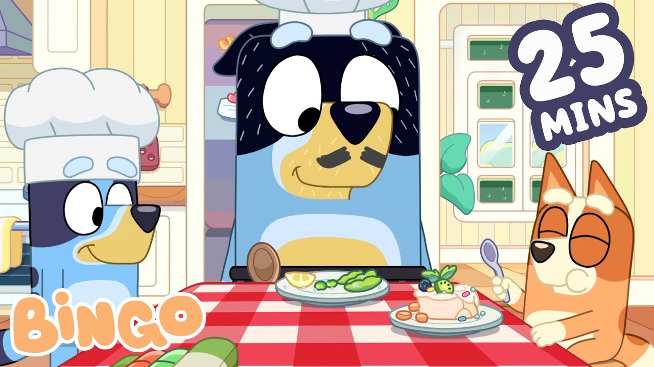 Enjoy A Festive Meal Time With Bingo!💙🍰🎅 ﻿| Bingo - Official Channel