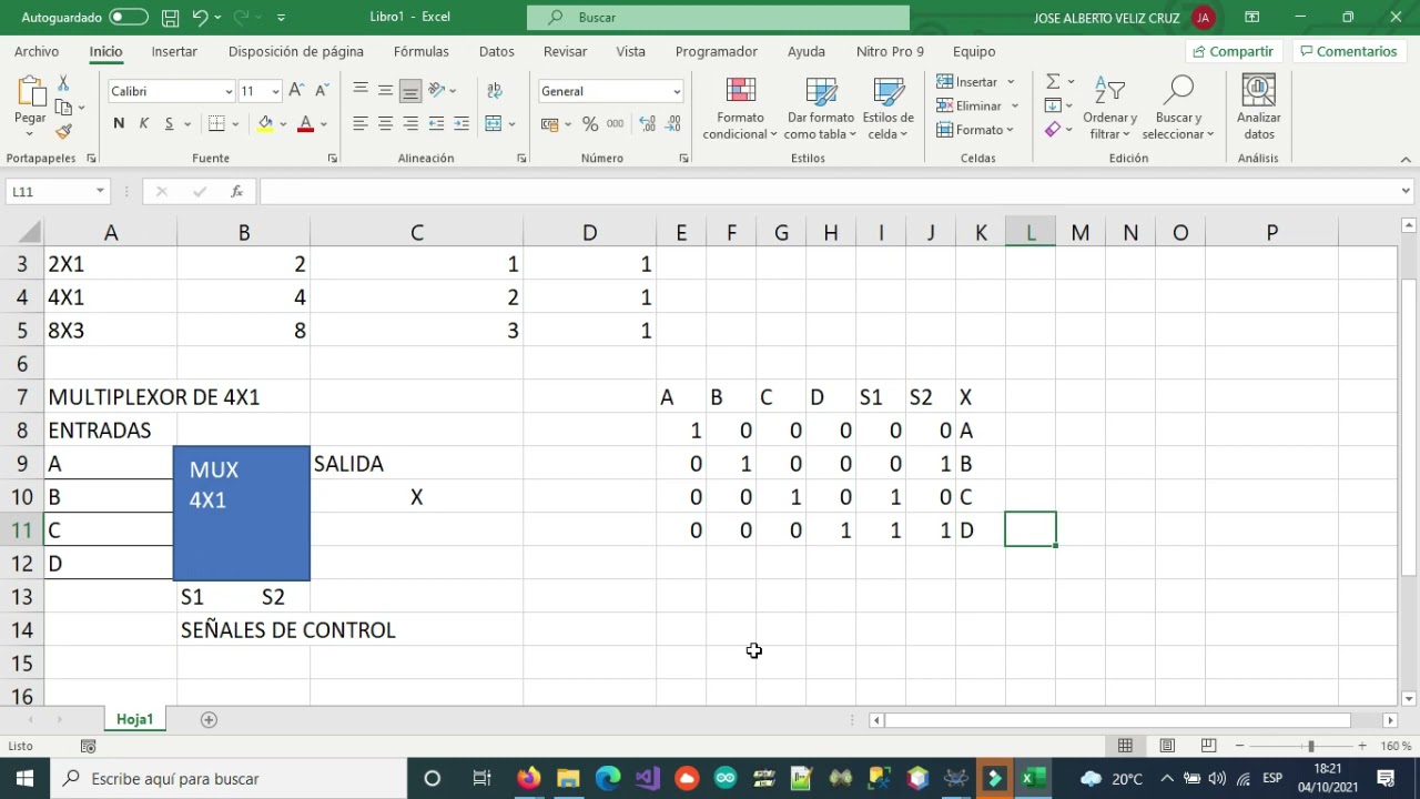 18-MULTIPLEXORES Y DEMULTIPLEXORES + PROTEUS + COMPUERTAS