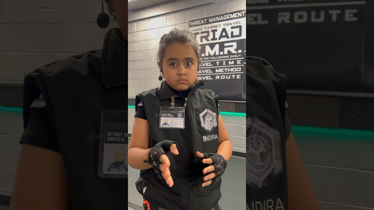 Kids Self-defense Front Kick