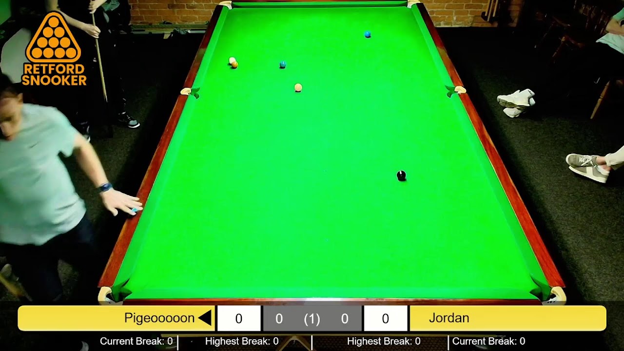 Snooker: Pigeooooon vs Jordan – 26 February 26, 21:21