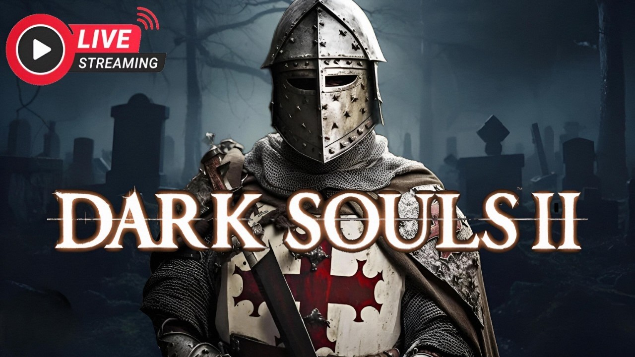DARK SOULS 2 - Mais Um MAPA DIFÍCIL nesse SOULSLIKE (AO VIVO)