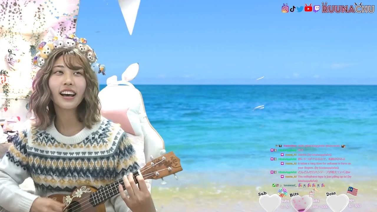2026.01.20 【Ukulele Practicing】💗PLaying ukulele at ''Beach''! ビーチでウクレレ練習🎵