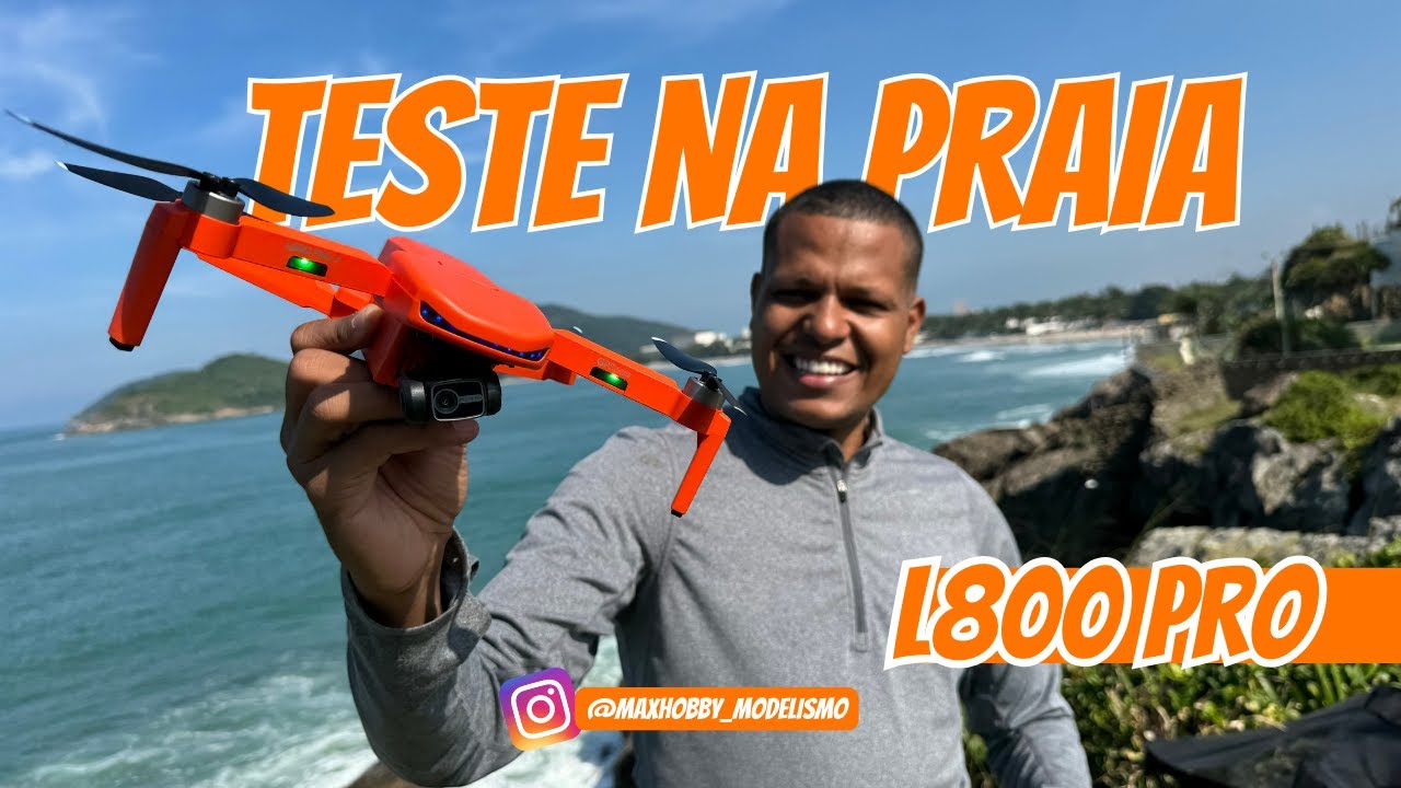 Drone L800 PRO 2 | Teste no Vento, Distância de 5.554 Pés = 1.692km