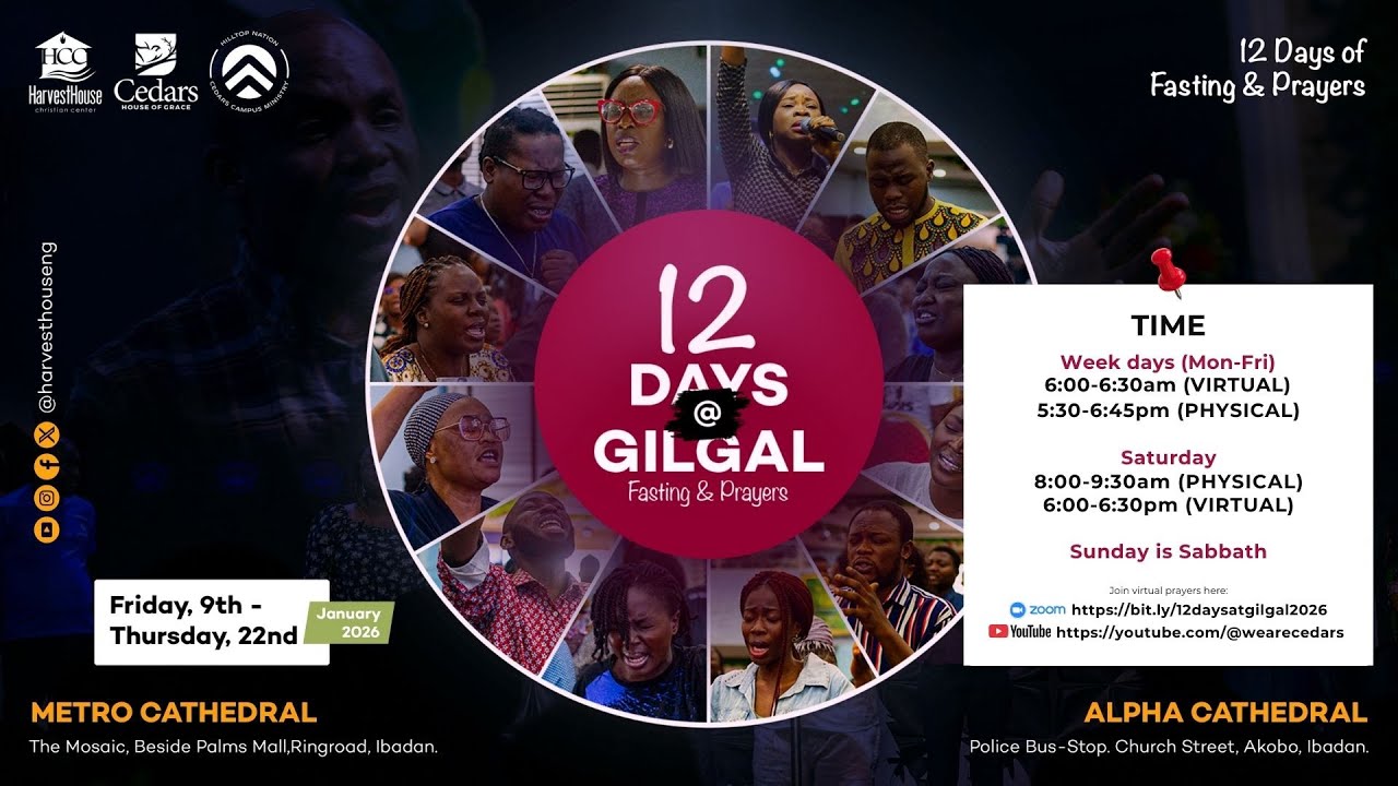 12 Days at Gilgal || Day 9 || 19TH JANUARY 2026