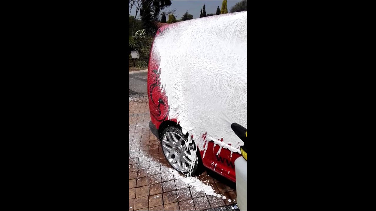 Testing the Karcher Foam Cannon