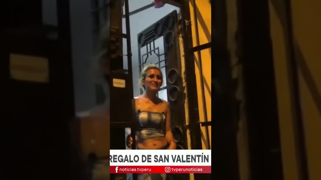 No era su novio con flores, sino un agente Terna
