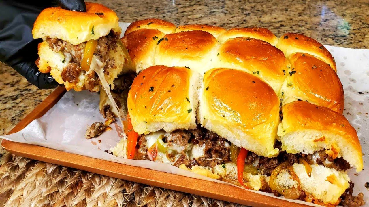 Philly Cheesesteak Sliders - Easy & Delicious 💯