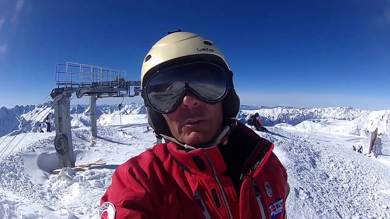 Les Deux Alpes: De 3600 à 1280 M
