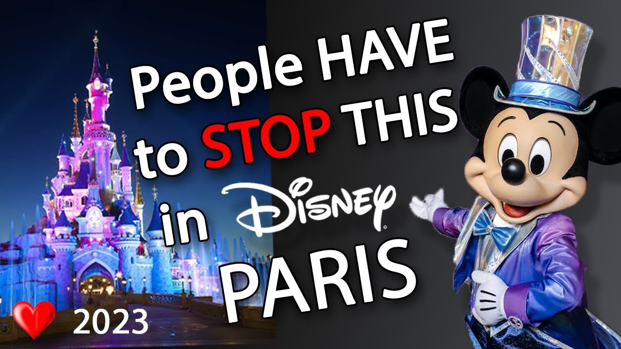Things people have to stop doing in Disneyland Paris