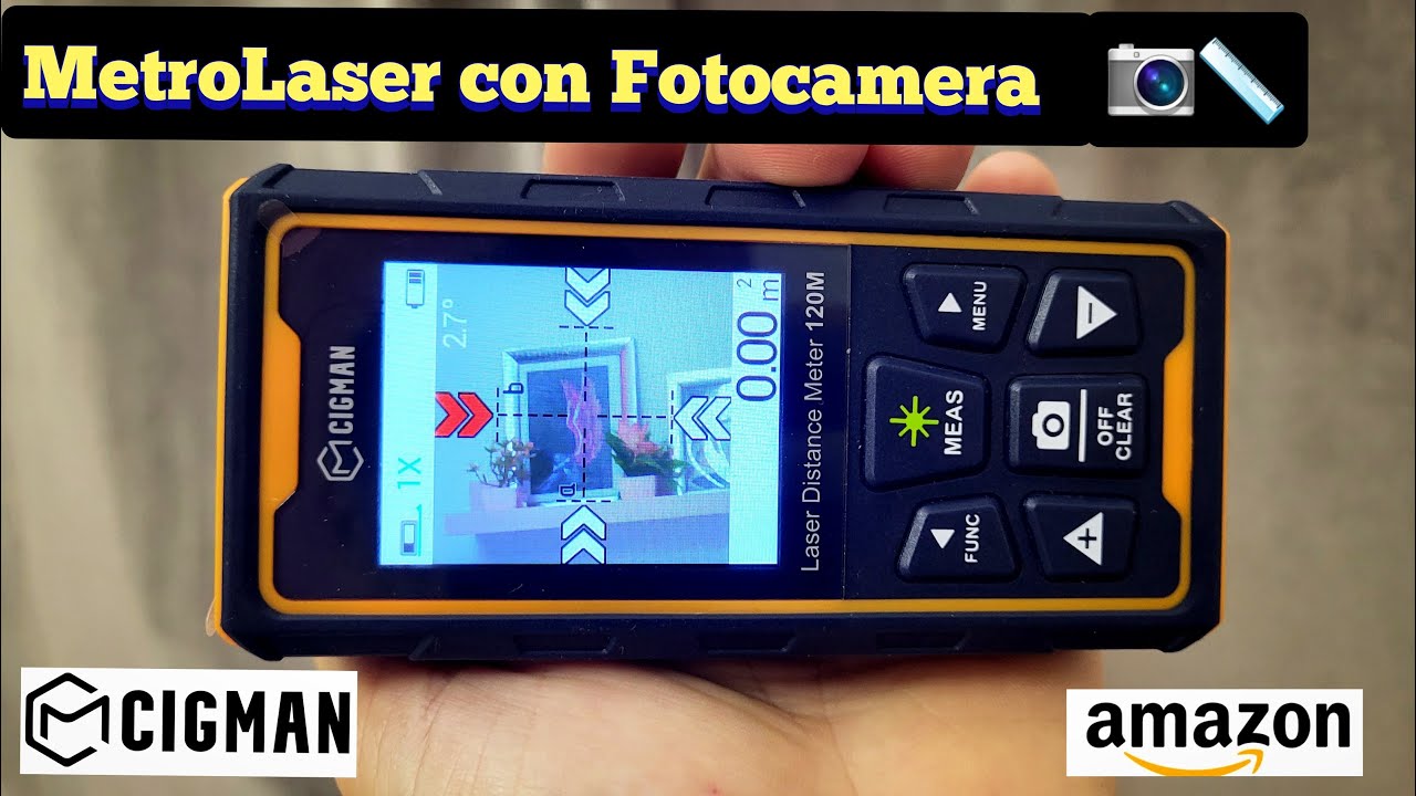 Il metro laser dotato di FOTOCAMERA 📸 Cigman Cd-120G laser distance measure| best buy by amazon ✔