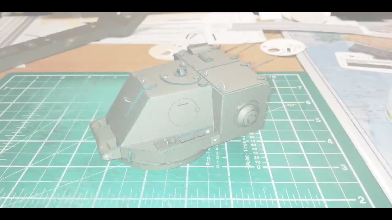 JT-34 Orlik paper model 1:25