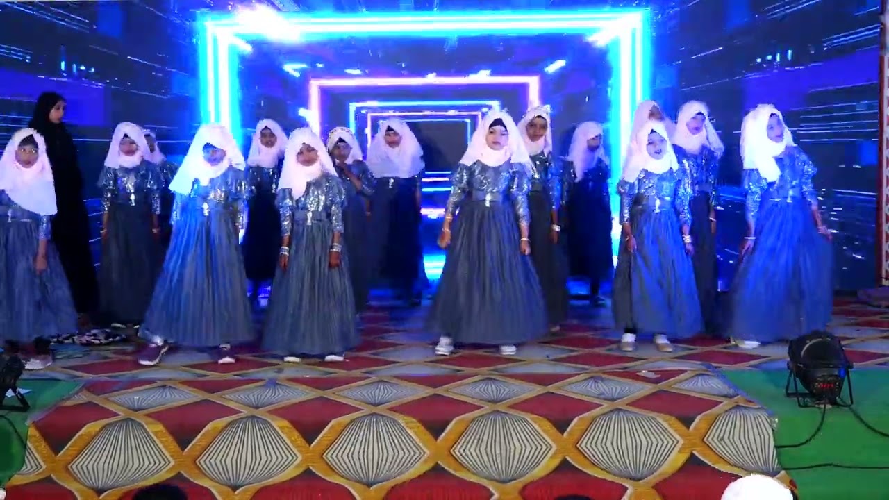Annual day Performance by grade girls in Ideal global school 
