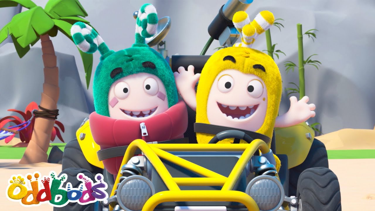 Cuti Pantai Malas | Oddbods | Cute Cartoons for Kids @Oddbods Malay