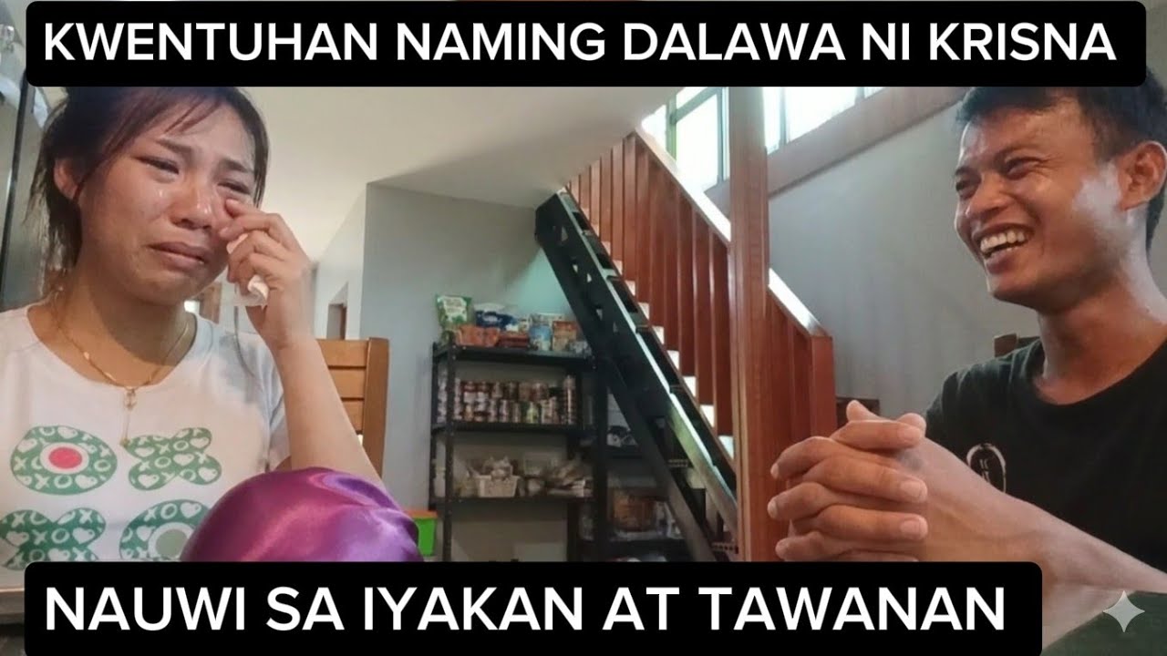 Krisna napaluha habang nagkwentuhan kami@CrisnaMahusay 