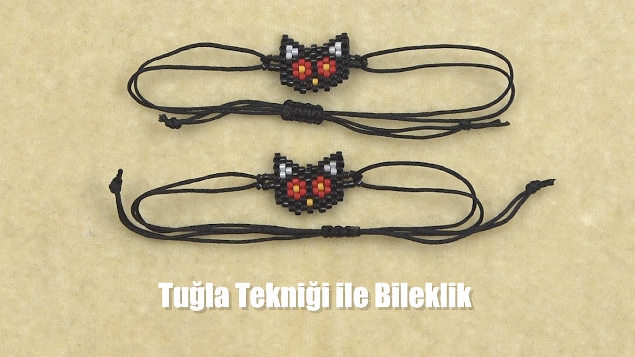 Tuğla Tekniği ile Bileklik Yapımı #DIY #kendinyap