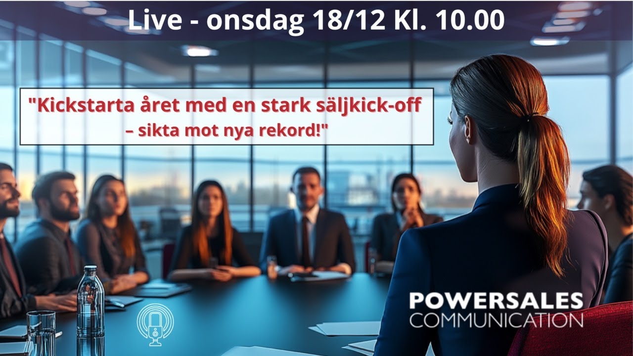 Kickstarta året med en stark säljkick-off  – sikta mot nya rekord!