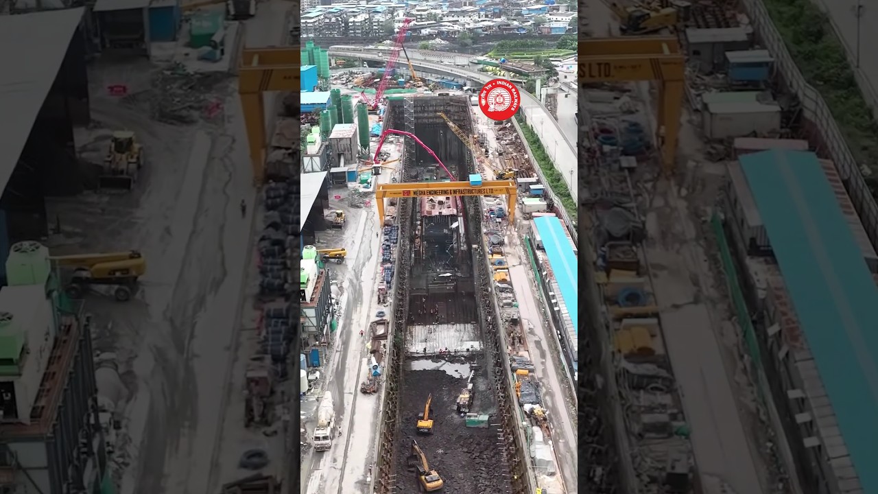 Latest progress on the Mumbai&ndash;Ahmedabad Bullet Train project! #BulletTrainIndia #indianrailways