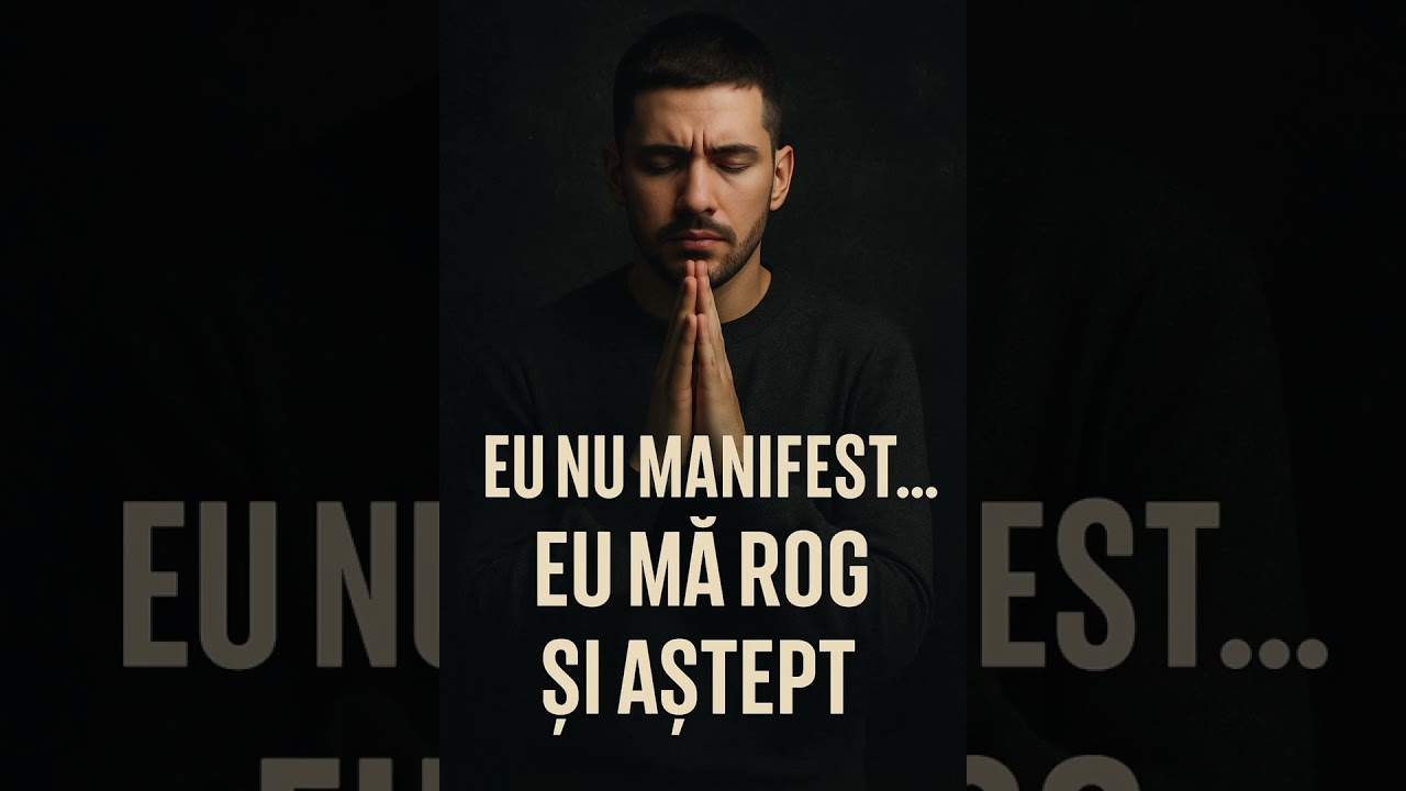 GLASUL &ndash; Eu nu manifest | Facă-se voia Ta, nu voia mea 📜