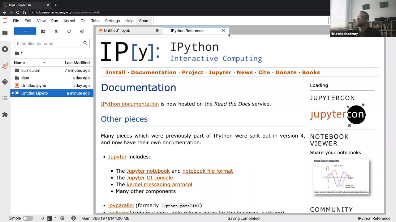 NeuroHackademy 2021: Introduction to programming in Python