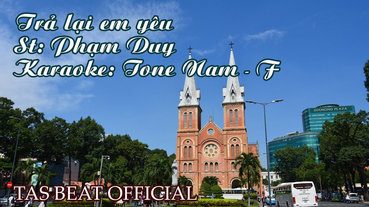 Karaoke Trả lại em yêu - Tone Nam | Rhumba | TAS BEAT