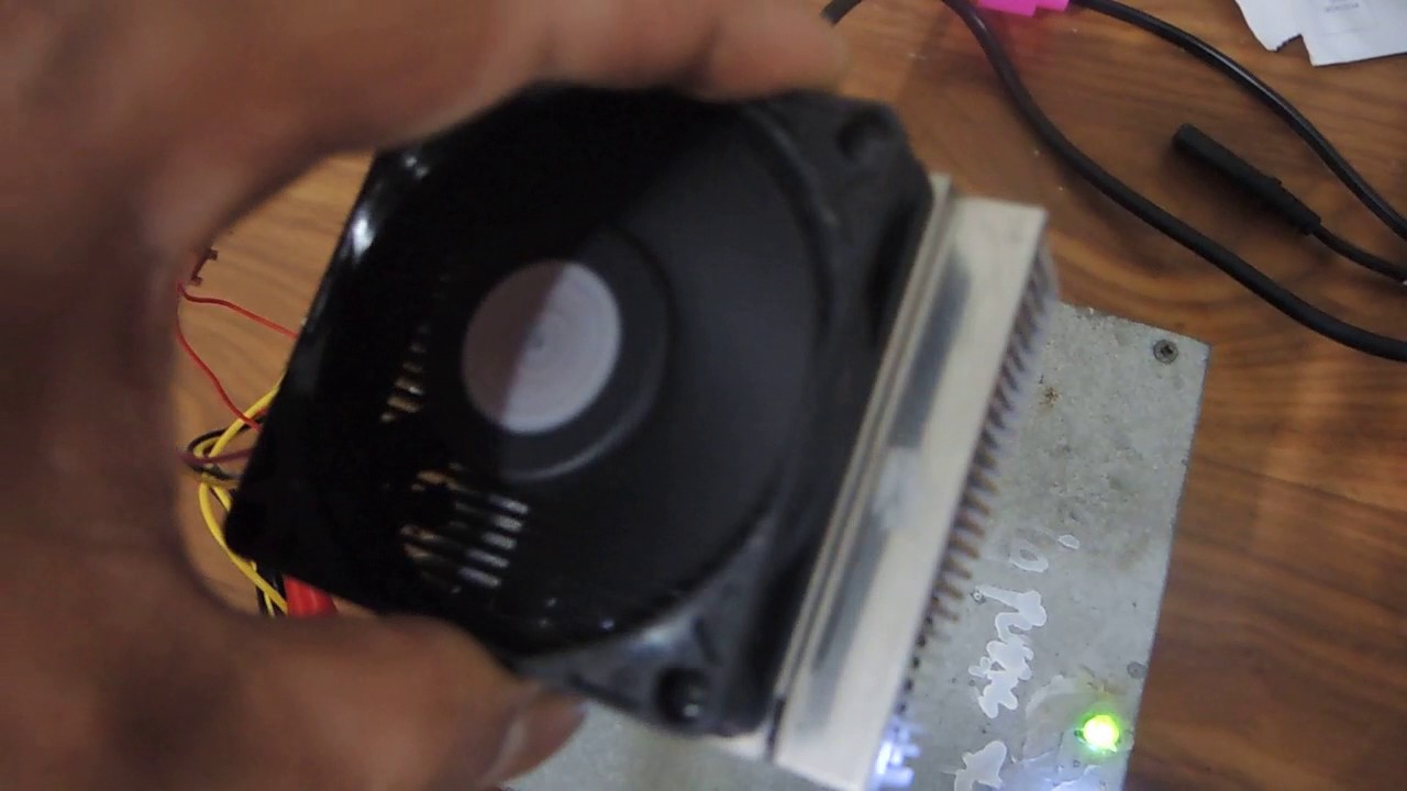 uji Heatsink fan kipas pentium 4 LGA 478