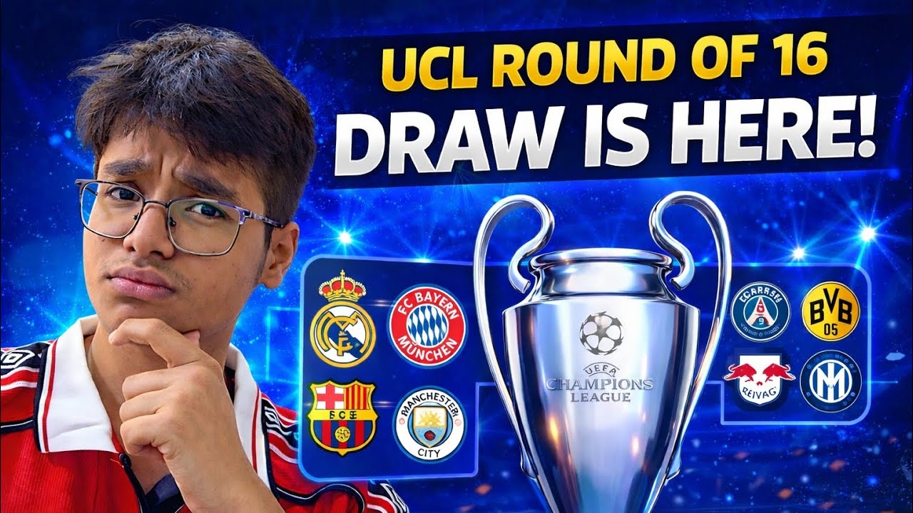 The UCL round of 16 draws are here!!! Let's goo!!