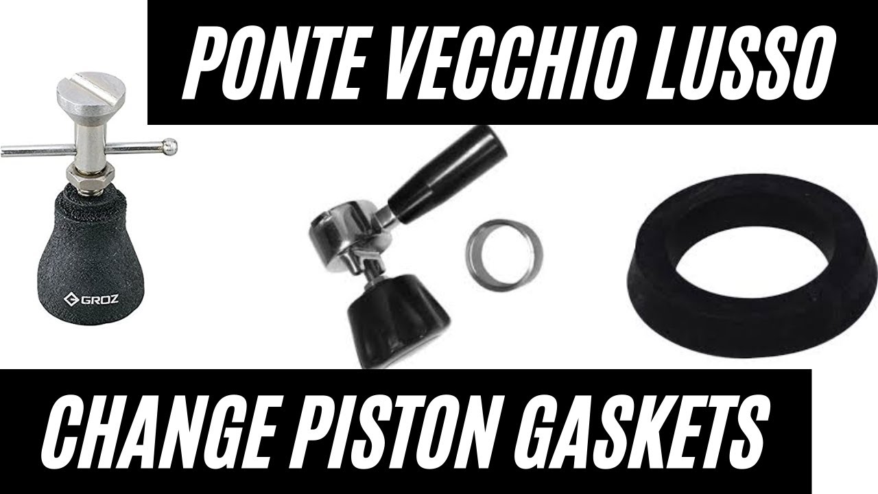 How to Change the Piston Gaskets / Seals on a Lever Espresso Machine (Ponte Vecchio Lusso)