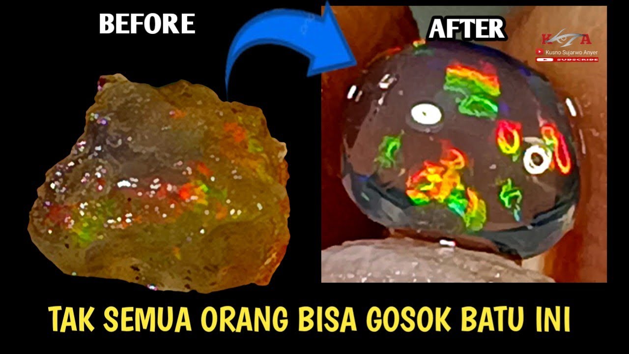 PROSES GOSOK BATU KALIMAYA KRISTAL SUPER MINI LIHAT HASIL NYA