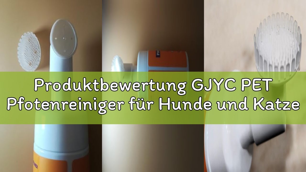 Produktbewertung GJYC PET Pfotenreiniger für Hunde und Katzen, Magic Foam – Clean Paws Schaumreinige