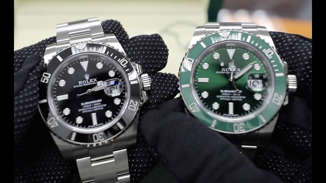 (Op.8) Rolex Submariner Hulk 116610LV 綠綠開箱 + 116610LN 黑十客串對比