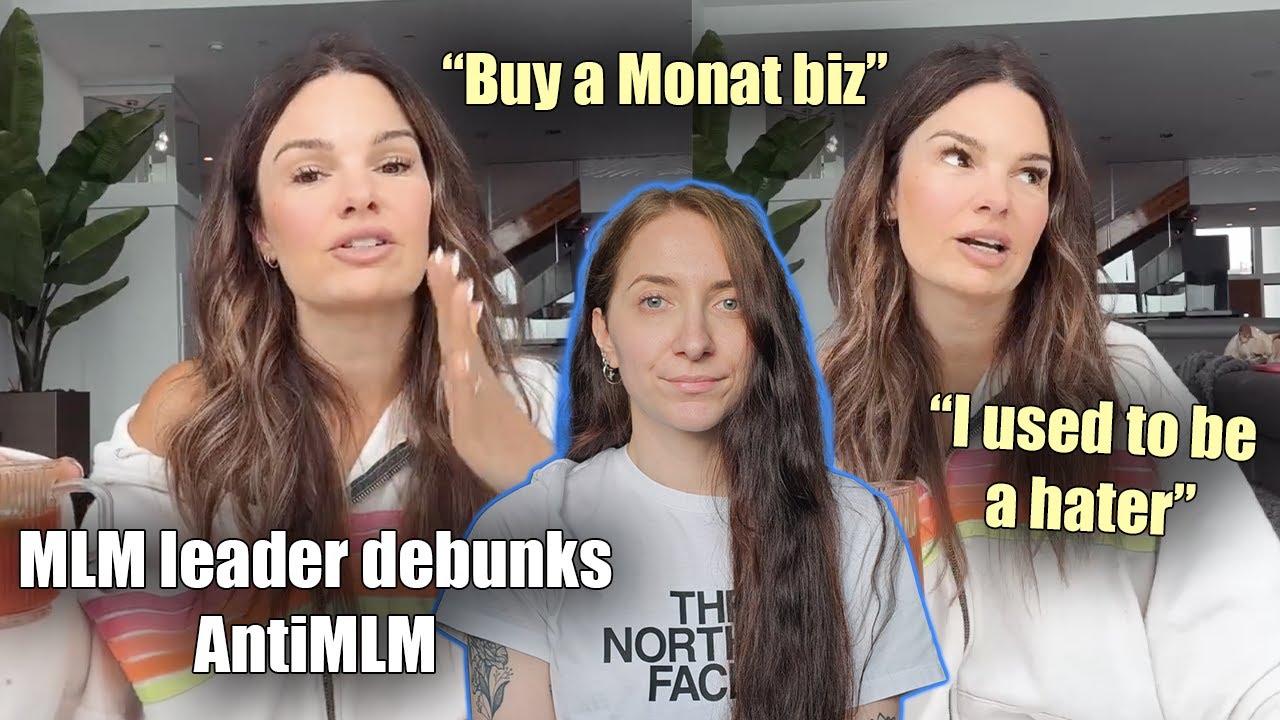 MLM leader tries to debunk antiMLM and explain pyramid schemes | #antimlm #monat