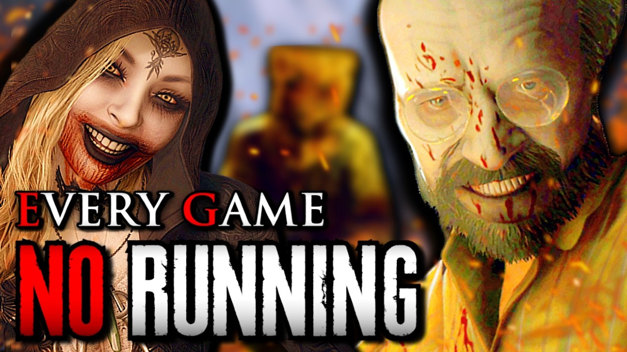 Can I BEAT EVERY Resident Evil Game WITHOUT RUNNING? (On The HARDEST DIFFICULTY)