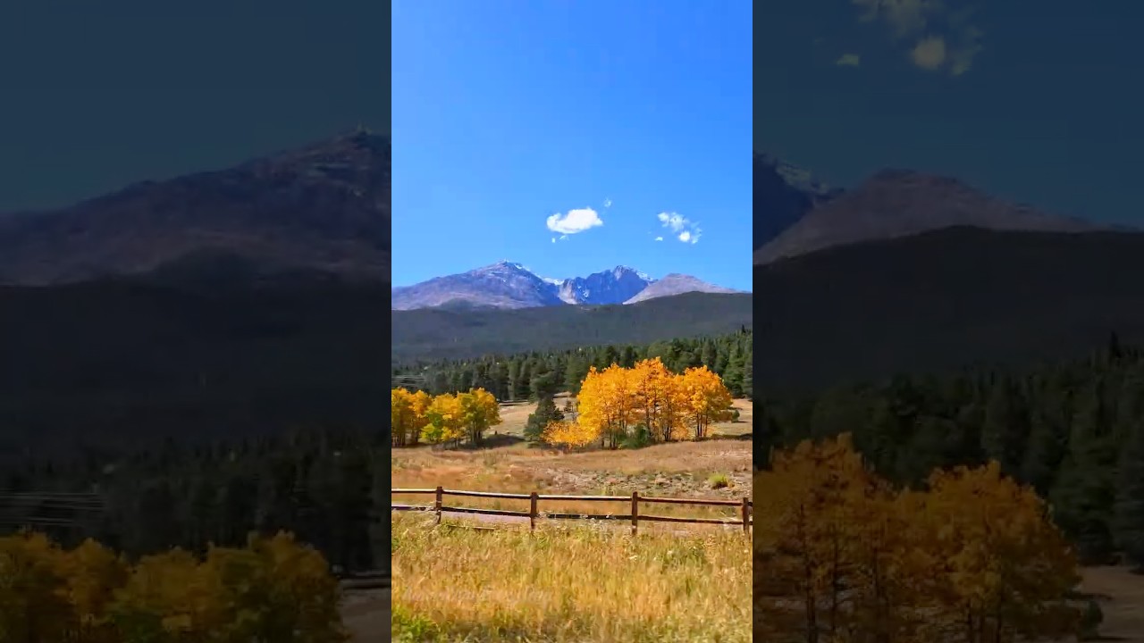 Peak to Peak Scenic Byway Colorado Fall Colors Drive