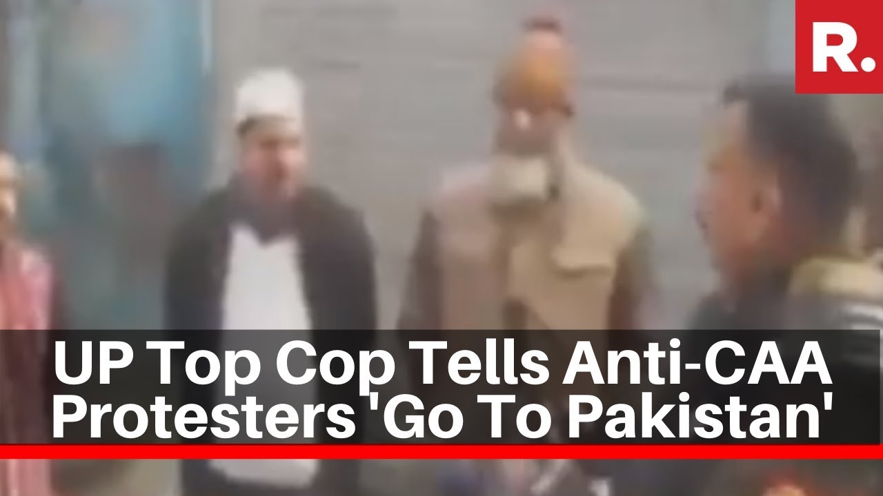 Controversial Video Surfaces From Meerut, UP Top Cop Tells Anti-CAA Protesters 'Go To Pakistan'