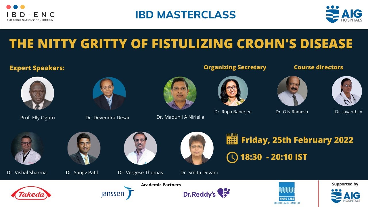 The Nitty Gritty of Fistulizing Crohn's Disease | IBDENC | AIG Hospitals