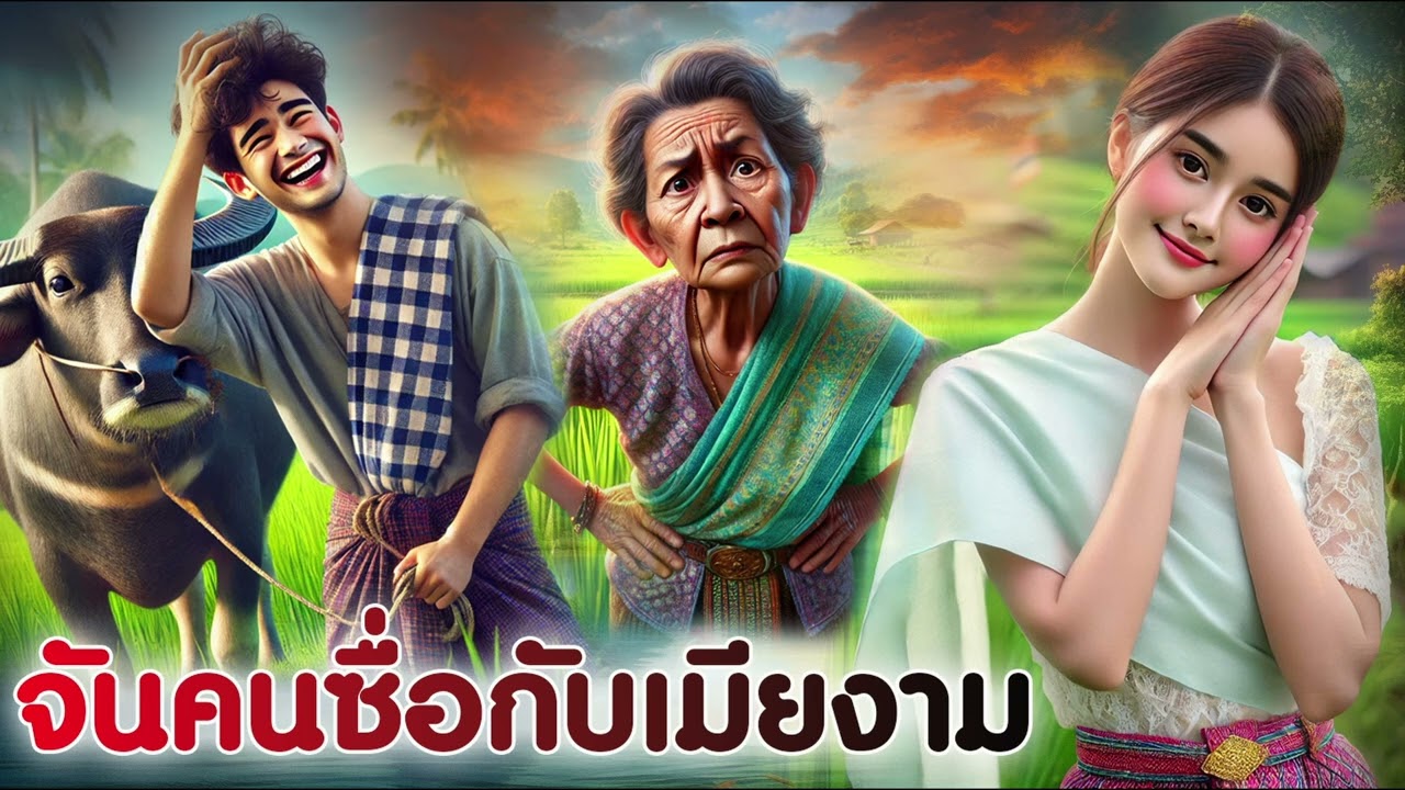 ไอ้จันคนซื่อกับเมียคนงาม | นิทานก่อนนอน | PA PLEARN