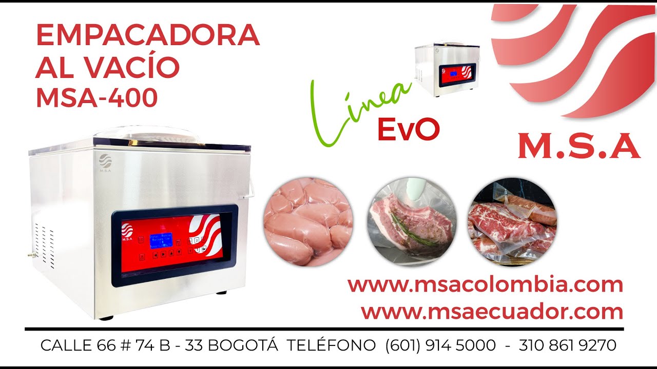 🔴Empacadora al vacío MSA 400 Línea EvO
