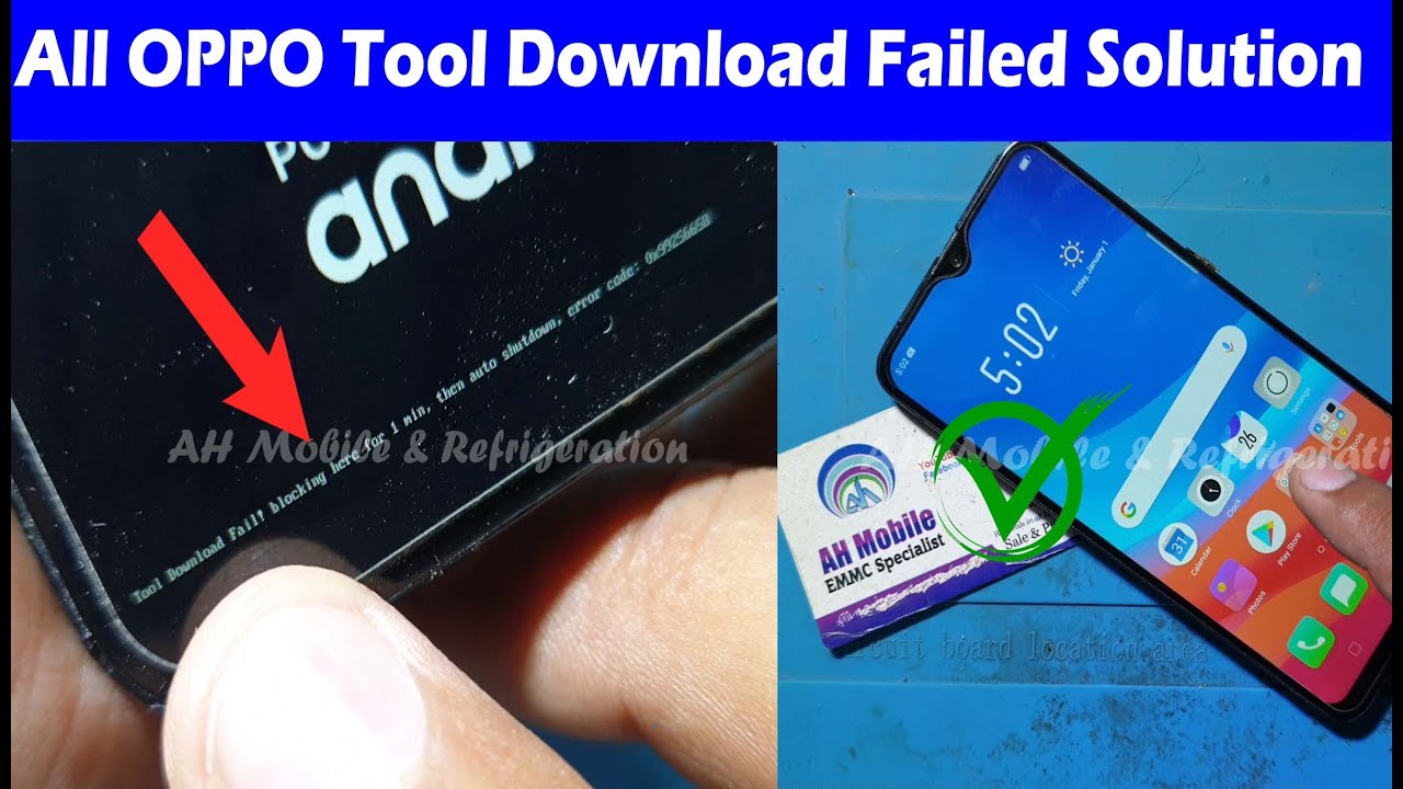 All OPPO Tool Download Failed Error Fixed with UFI Box Job Done ✅
