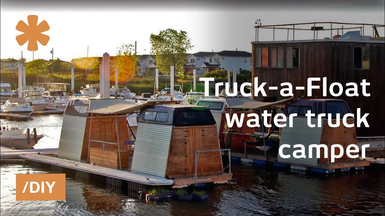 Waterworld done right: NY Truck-a-Float as truck/boat camper