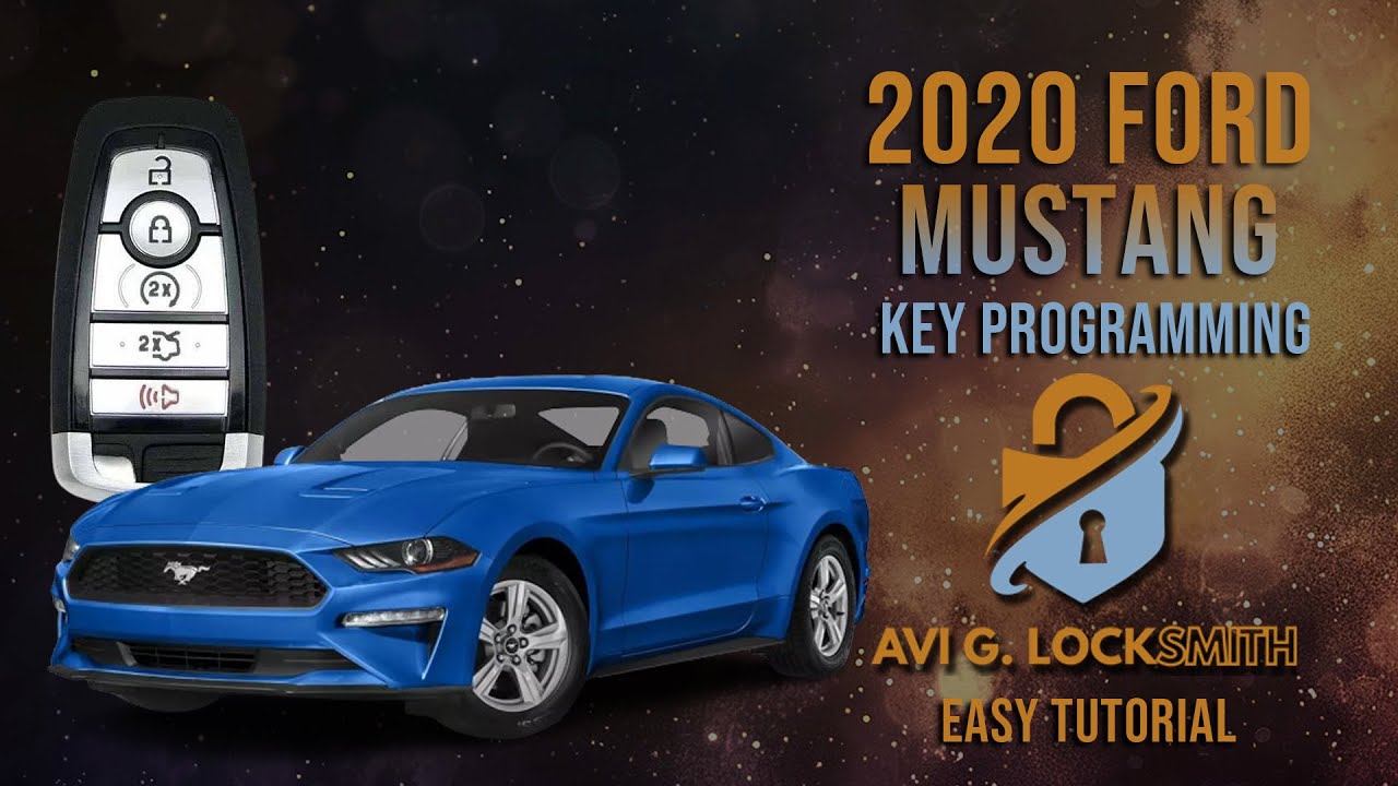 2020 Ford Mustang Key Programming - EASY Key Cutting And Program Via IM508, SEC-E9 Key Machine.
