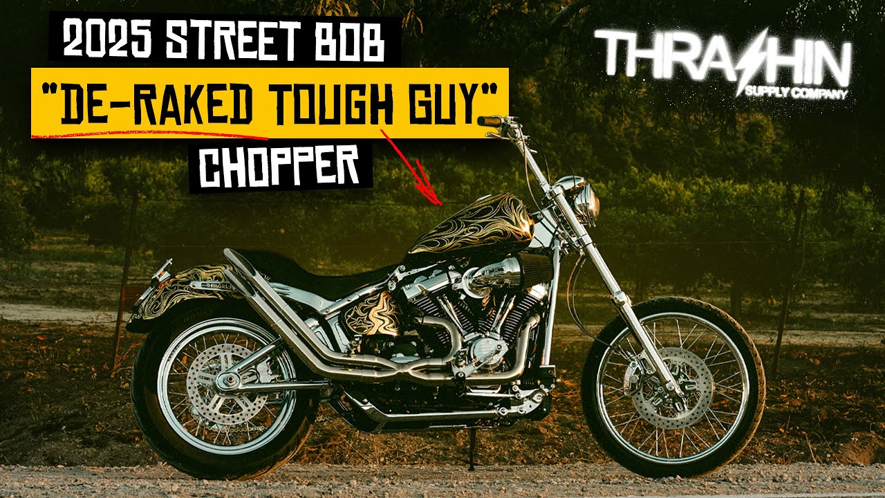 Сборка чоппера Harley-Davidson "De-Raked Tough Guy" 2025 года | Сборка байкера, выпуск 8 — видеоб...