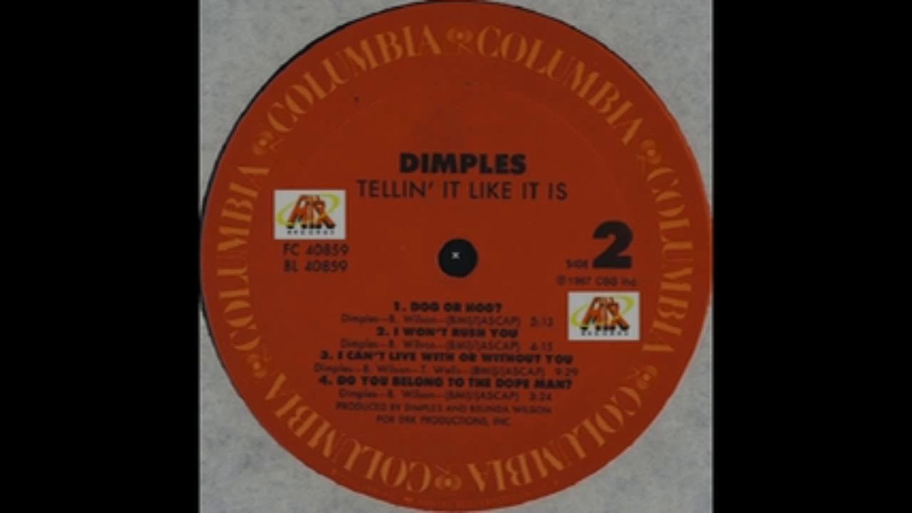 DIMPLES - I CAN'T LIVE WITH OR WITHOUT YOU