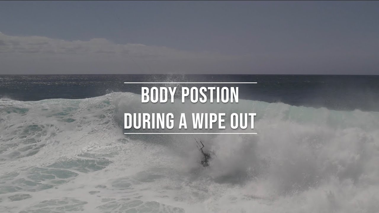 Wipe out body position - How to Kitesurf