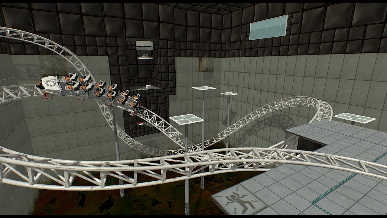 Aperture Science Facility Tour - Portal Coaster [NoLimits 2]