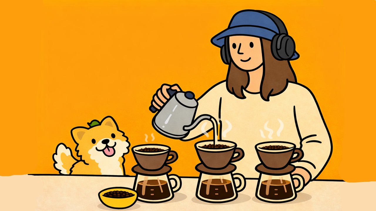 Playlist | 🥭설레는 애플망고맛 재즈 플리🎧Groove · Jazzhop · Chill · 카페 · 매장 · 노동요
