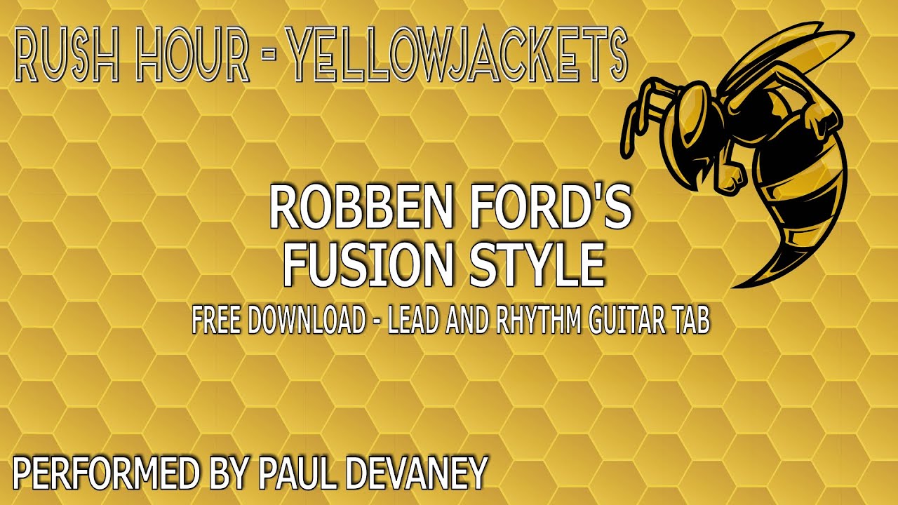 Rush Hour - Paul Devaney FREE TAB Robben Ford Style Fusion #yellowjackets #fusionguitar #jazz #funk