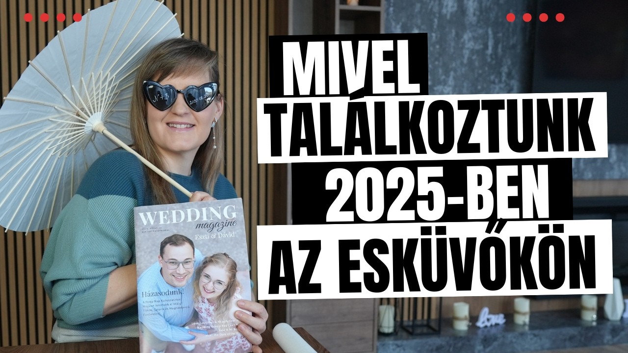 Milyen érdekességeket, nem mindennapi megoldásokat láttunk esküvőkön 2025-ben?