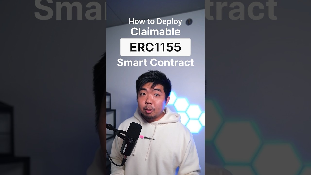 Create a claimable ERC1155 NFT #web3 #nft