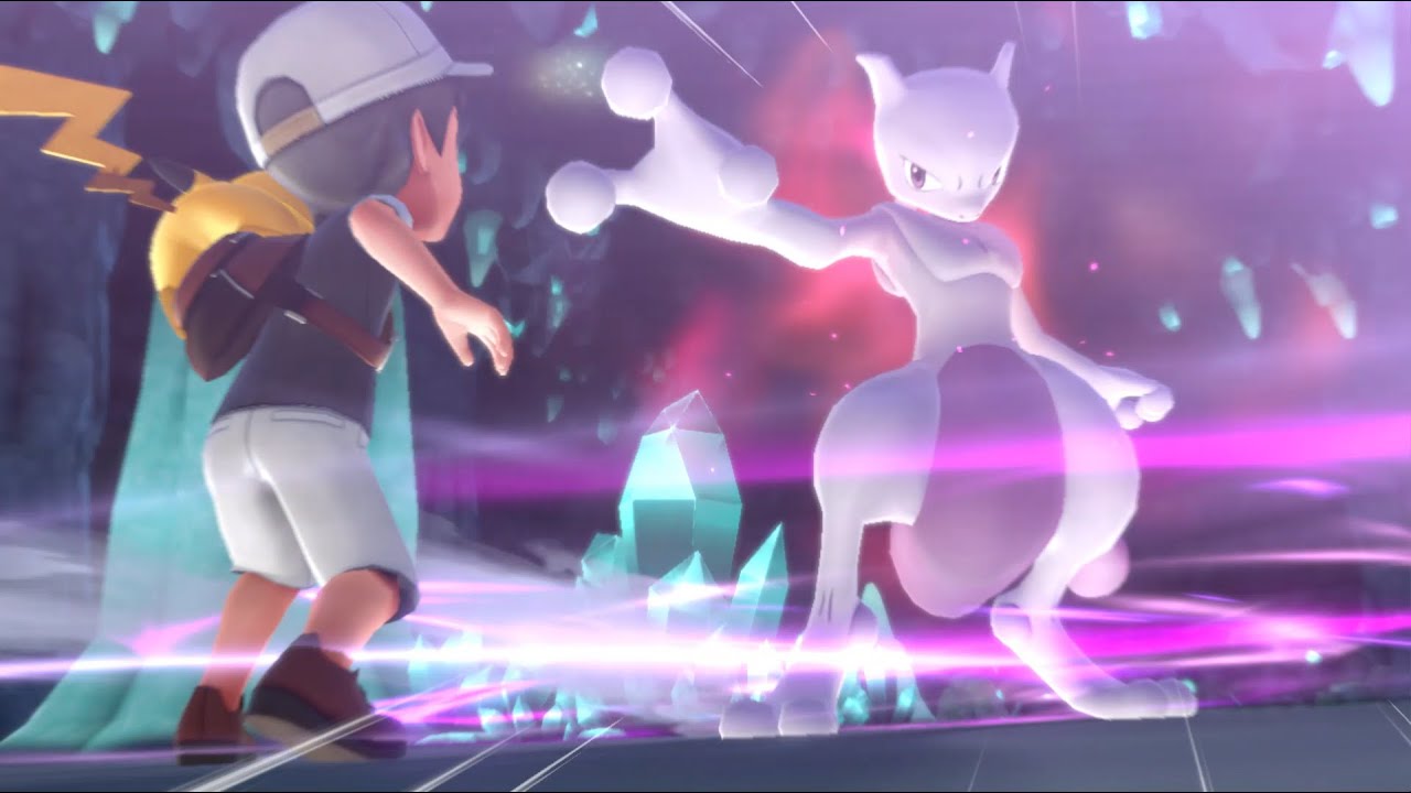Pokemon Let's Go Pikachu - Mewtwo (Cerulean Cave)